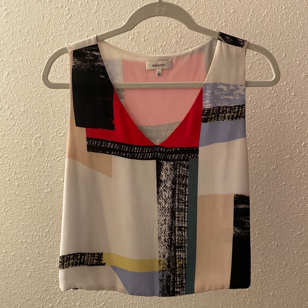 Patterned Babaton Murphy Blouse